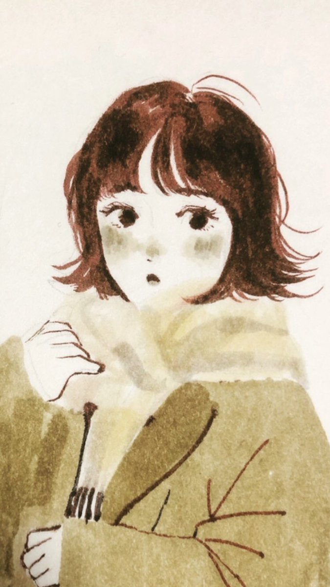 「おまけの絵。
来月もたくさん描きます! 」|田村結衣🩹５巻発売！のイラスト
