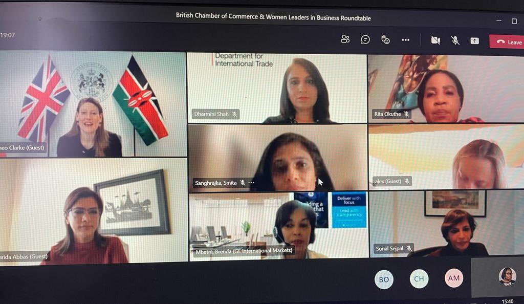 Ahead of #IWD2021, <a href="/theodoraclarke/">Theo Clarke</a> met with women business leaders in 🇰🇪, hearing their successes and experiences as they #choosetochallenge inequality by championing inclusive leadership.

<a href="/DharminiShah/">Dharmini Shah</a> <a href="/Faridaabbas17/">Farida Abbas</a> <a href="/BrendaMbathi/">Brenda Mbathi</a> <a href="/Sonal021/">Sonal Tejpar (formerly Sejpal)</a>