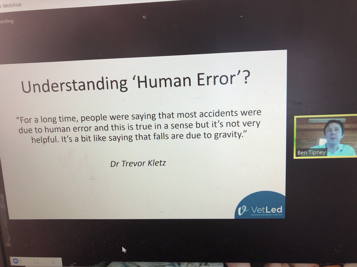 vetledteam's tweet photo. Live now at the very first Veterinary Human Factors conference @BenTipney from @MedledTeam sharing insights and learnings from HF in human healthcare #leadthechange https://t.co/BJkAaLzp5j