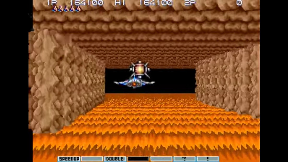 HackerVilela's tweet photo. On a second thought, using the SA-1 chip it's perfectly possible to port the remaining arcade stages from Gradius III that ended up not included on the SNES version. Without slowdown. https://t.co/kAJpHZMLUn