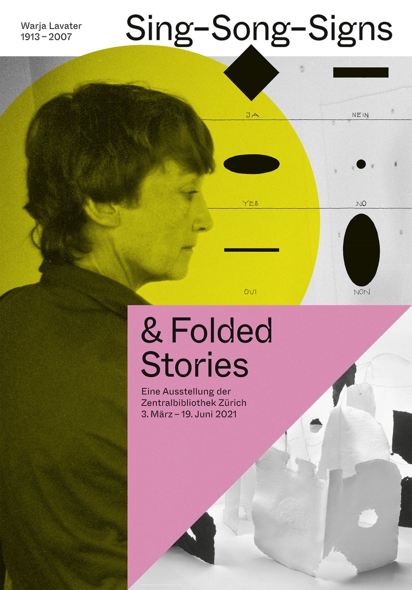 ZBZuerich's tweet photo. Nach wochenlanger Unsicherheit freuen wir uns, unsere neue Ausstellung «Sing-Song-Signs &amp; Folded Stories» am 3. März eröffnen zu dürfen! Um das zu feiern, findet am 2. März um 18:15 Uhr eine Online-Vernissage via Zoom statt. 
Details zur Vernissage: 
https://t.co/tldnS8pQJR https://t.co/FluthlhCFw