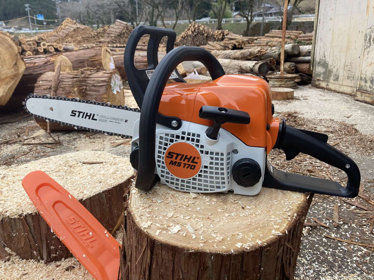 dshinob's tweet photo. 観賞用にスチールのMS170買った😍
#stihl #ms170 https://t.co/NrSYOLcGv6