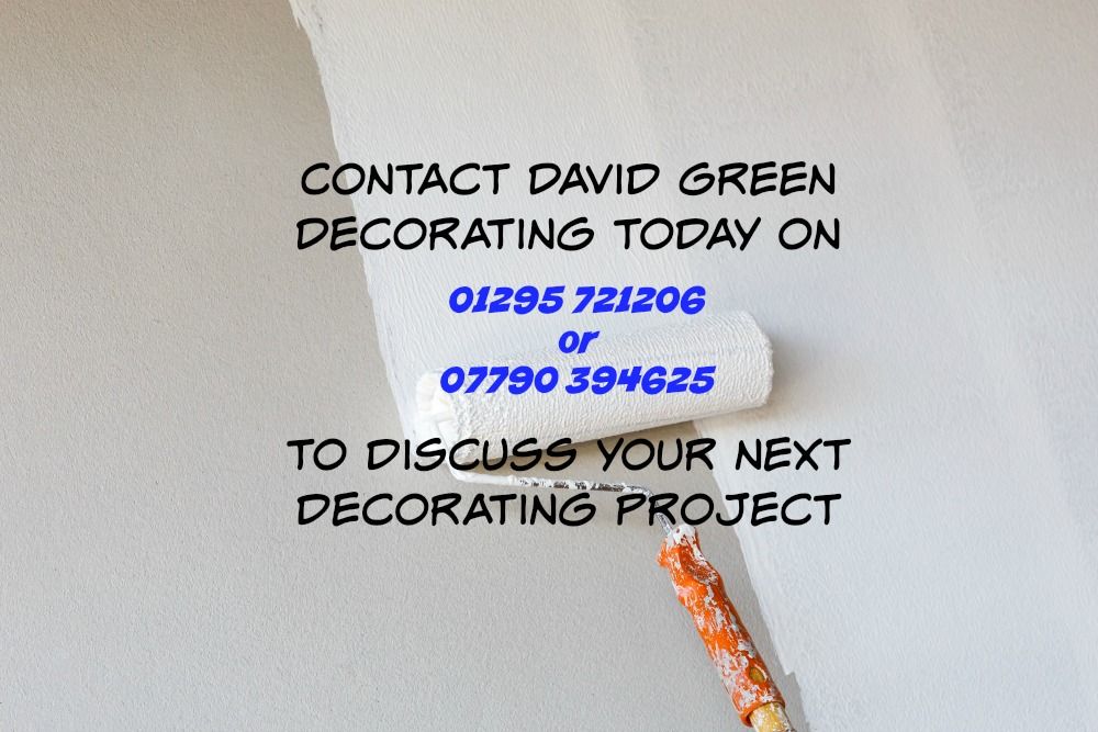 dgddecorating's tweet photo. Contact David Green Decorating today on 01295 721206 or 07790 394625 to discuss your next decorating project https://t.co/gKhrfNN73w