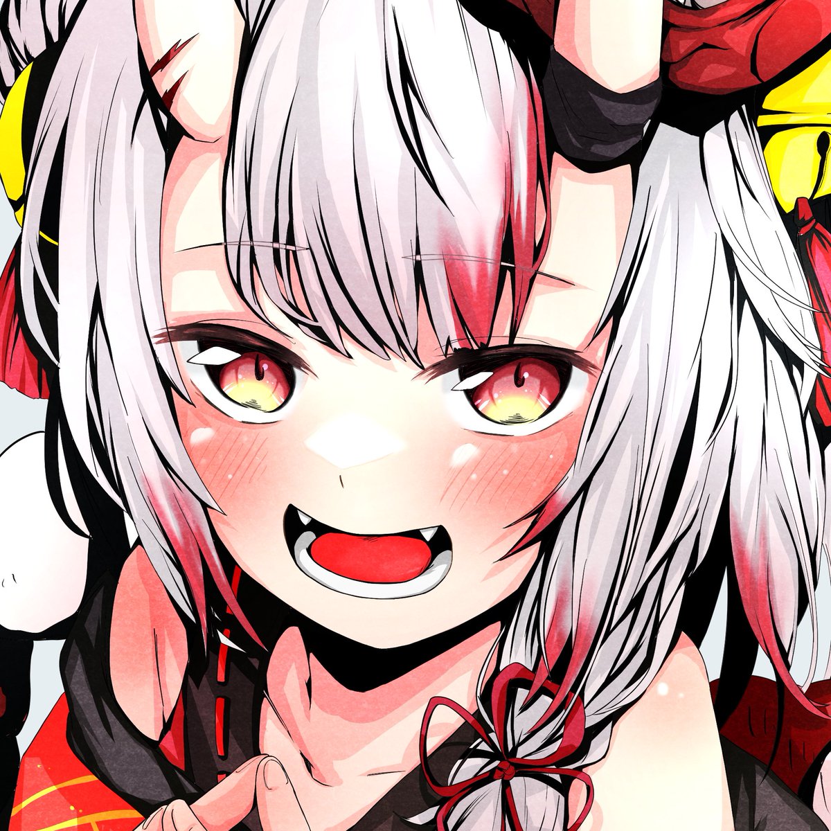 人間様 余と一緒にあそぼっ 百鬼絵巻 百鬼あやめ どっとると Skeb募のイラスト