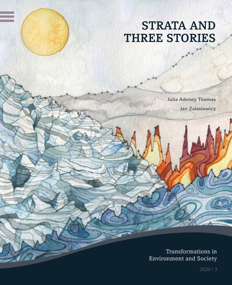 CarsonCenter's tweet photo. Keep posted for the final ever issue of RCC Perspectives, due out Monday! “Strata and Three Stories” takes stock of future possibilities for the #EarthSystem and examines the types of narrative that could help us navigate the challenges ahead. #envhum #envhist #Anthropocene https://t.co/hPOIfQyqFi