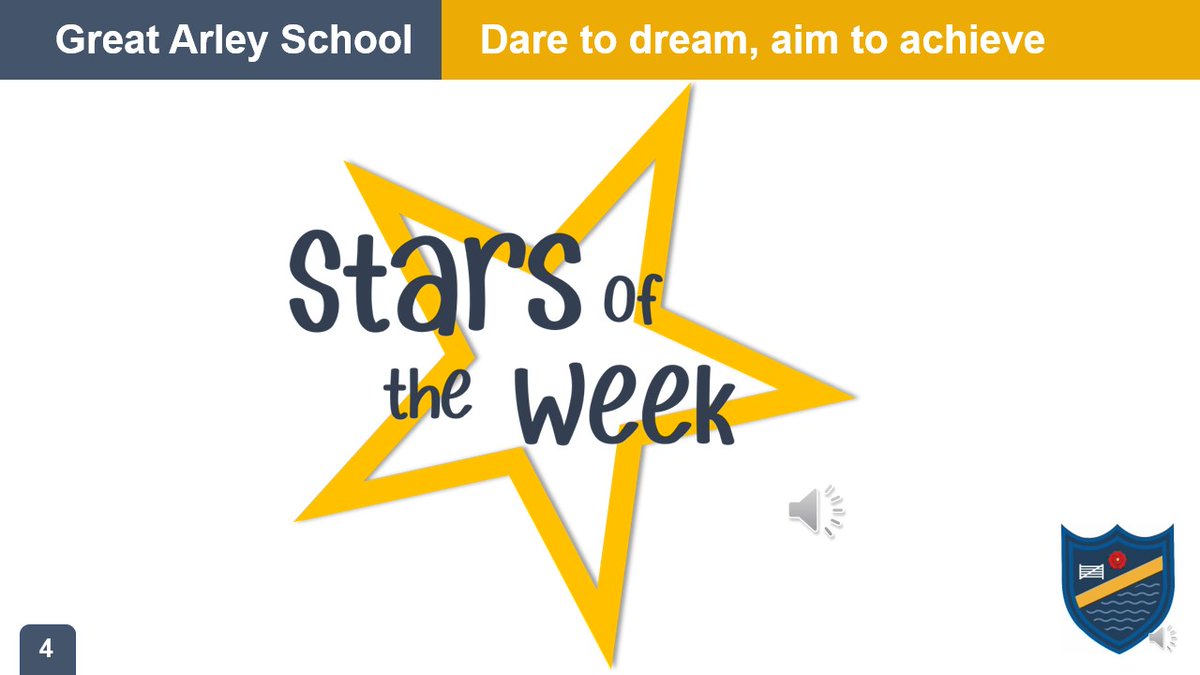 Our Celebration Assembly is out today. You can see our Great Arley ⭐Stars of the Week⭐. Well done to all our pupils and thank you to parents and carers for their continued support. 

Watch the Celebration Assembly video here 👇
8887040-my.sharepoint.com/:v:/g/personal…