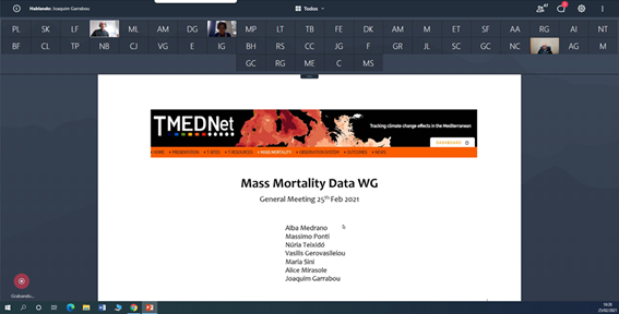JGarrabou's tweet photo. 📢We held an online meeting fostering a comprehensive view on mass mortality events related to #ClimateChange at the #Mediterranean scale.

+45 participants from +10 countries

Great collaborative effort!

🟢Setting 🔧♾🗓️📊

@MPAengage @heatmed2020 @Euromarine_tw @FutureMares https://t.co/YVZAAOyej4