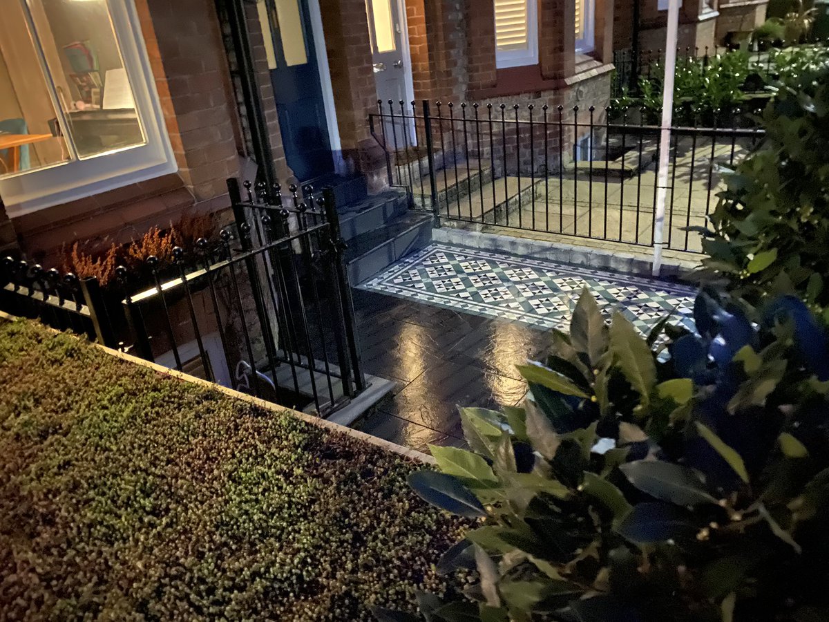We’ve built and transformed 200m2 gardens quicker, but glad to get this mosaic pathway finished thanks to a break in the weather ☀️ Putting a bit of heritage back into this stunning Victorian property #Hale #Altrincham clean 🧽 and grout and she’s good to go!