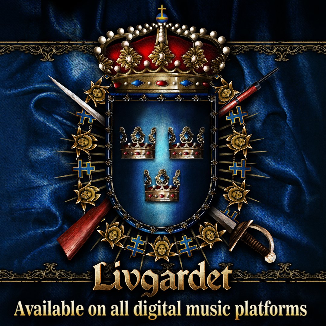sabaton's tweet image. Our NEW SONG "Livgardet" is now available on all digital platforms!
-Listen NOW: 👉 music.sabaton.net/Livgardet