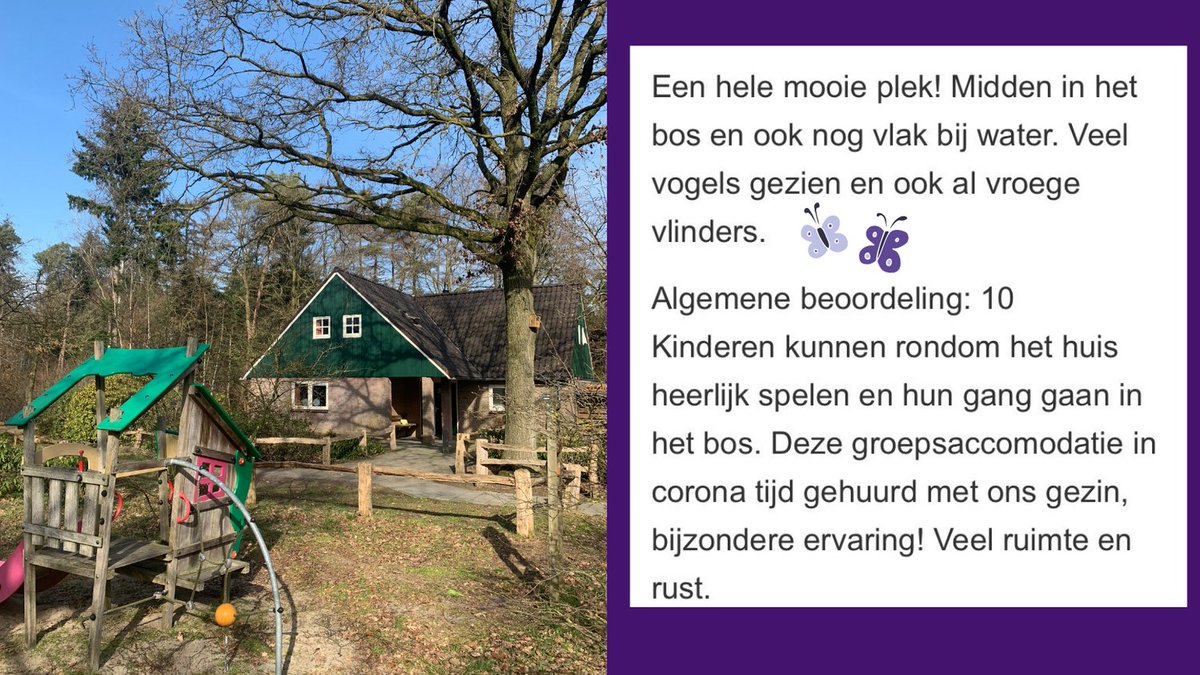 Van zo'n mooie beoordeling worden wij blij! Ook met je gezin overnachten in het bos? wolfskuil.nl/de-mowglihut-v… #Ommen #vakantiehuis #Overijssel #natuurhuisje