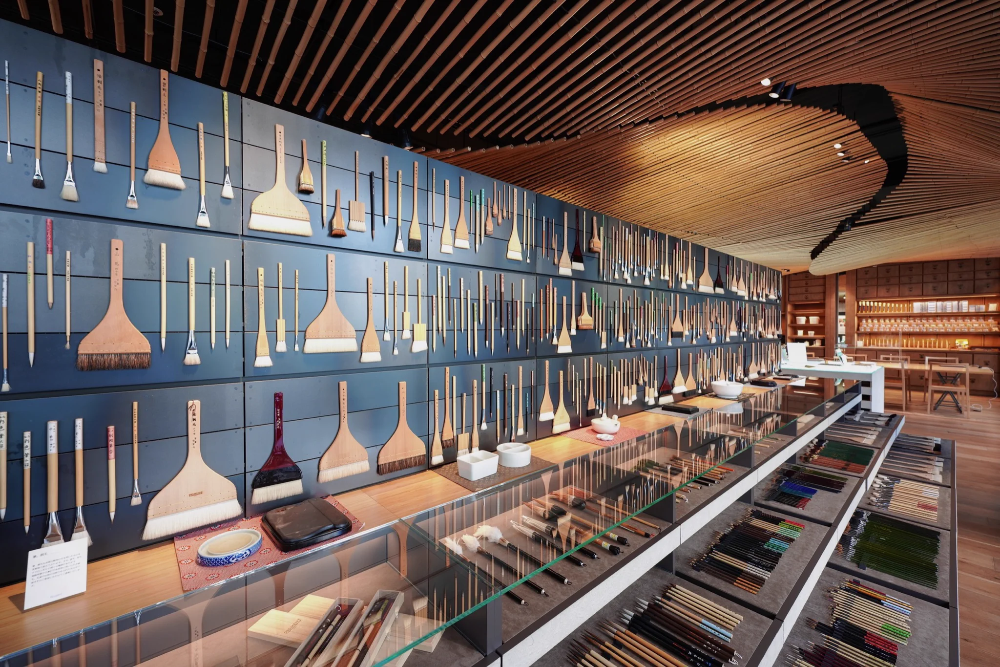 思わずテンションが上がってしまう？東京にある画材屋の展示が美しい！