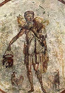 IEllacuriaCCM's tweet photo. @relicalasancio Hoy en clase @DoloresCacuaCCM nos ha estado hablando de la representación de #Jesús en el arte! 🖼 
 Os diré alguna curiosidad!🧐
-Sabíais que la primera imagen de Jesús se basa en el Dios Hermes y es “El Buen Pastor”????????
Os dejo una imagen!!🎨🖼 https://t.co/lHvpCpTj4o