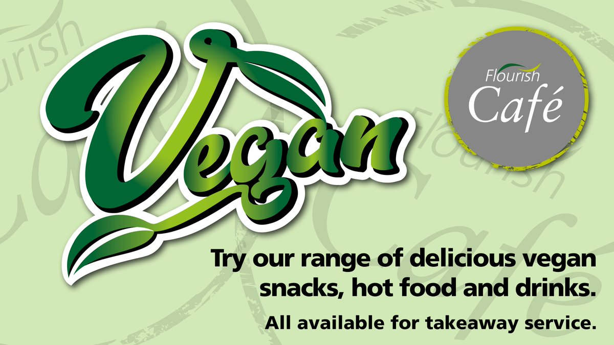 Come and try the range of delicious #vegan snacks, hot food and drinks on offer at Café Flourish. Everything is available for takeaway service. #Doncasterisgreat