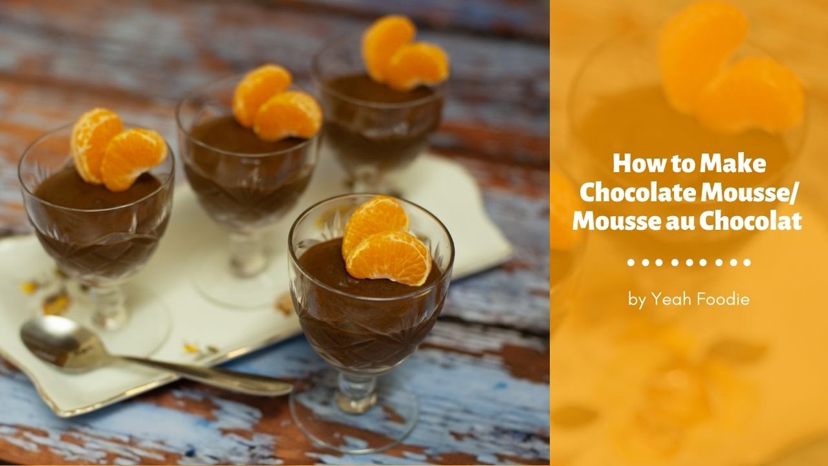 Here's an easy and super indulgent #Chocolate Mousse or Mousse au Chocolat #Recipe for you to try this weekend: 
👇👇👇
https://www.yeahfoodie.com/dessert/easy-chocolate-mousse-mousse-au-chocolat-recipe/