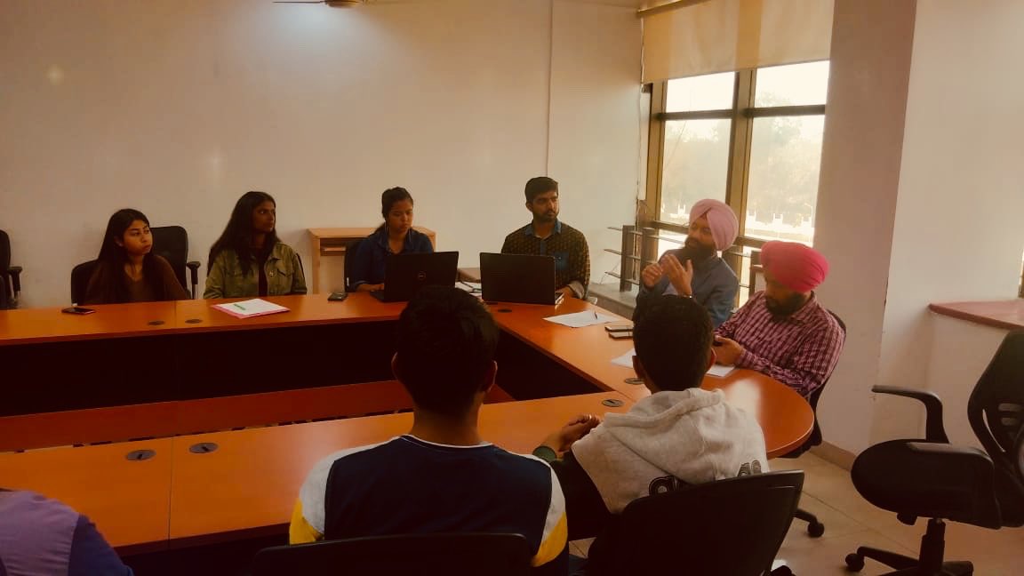 NavdeepakSandhu's tweet photo. Had a meeting with Student Coordinators of @iic_ikgptu under @mhrd_innovation, to plan the activities for the coming months at @IKGujralPTU main campus.

Good to see the enthusiasm in the students to promote innovation &amp; entrepreneurship at IKG PTU Campus. https://t.co/mUzUb2347l