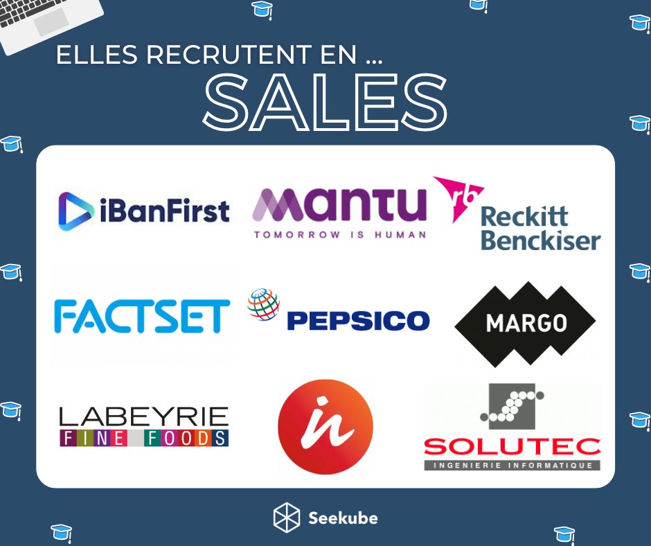 Customer Success Officer, Business Developer, Responsable de secteur, Business Unit Manager… Découvrez leurs offres de stage et CDI sur notre forum 100% virtuel dédié aux métiers des Commerciaux BtoB ! 🎓 Inscrivez-vous ici ✔ : bit.ly/37GmXSr