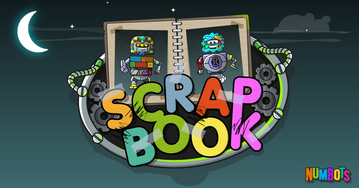 numbots's tweet photo. Have you seen #NumBots newest feature? 

You can now scrapbook 📖 your favourite bot creations! Simply click the Scrapbook icon in the Custom Shack to add it to the Scrapbook.  #scrapbooking https://t.co/7IDg4UnFux