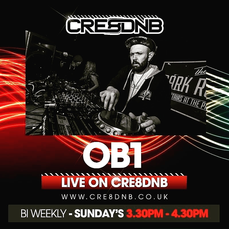 ob1_2face's tweet image. Come join us on #Cre8DnB  this Sunday 3:30pm til 4:30pm GMT.  Got a heap of new music to play along with my top 5 dnb tunes of the month.  See you sunday people