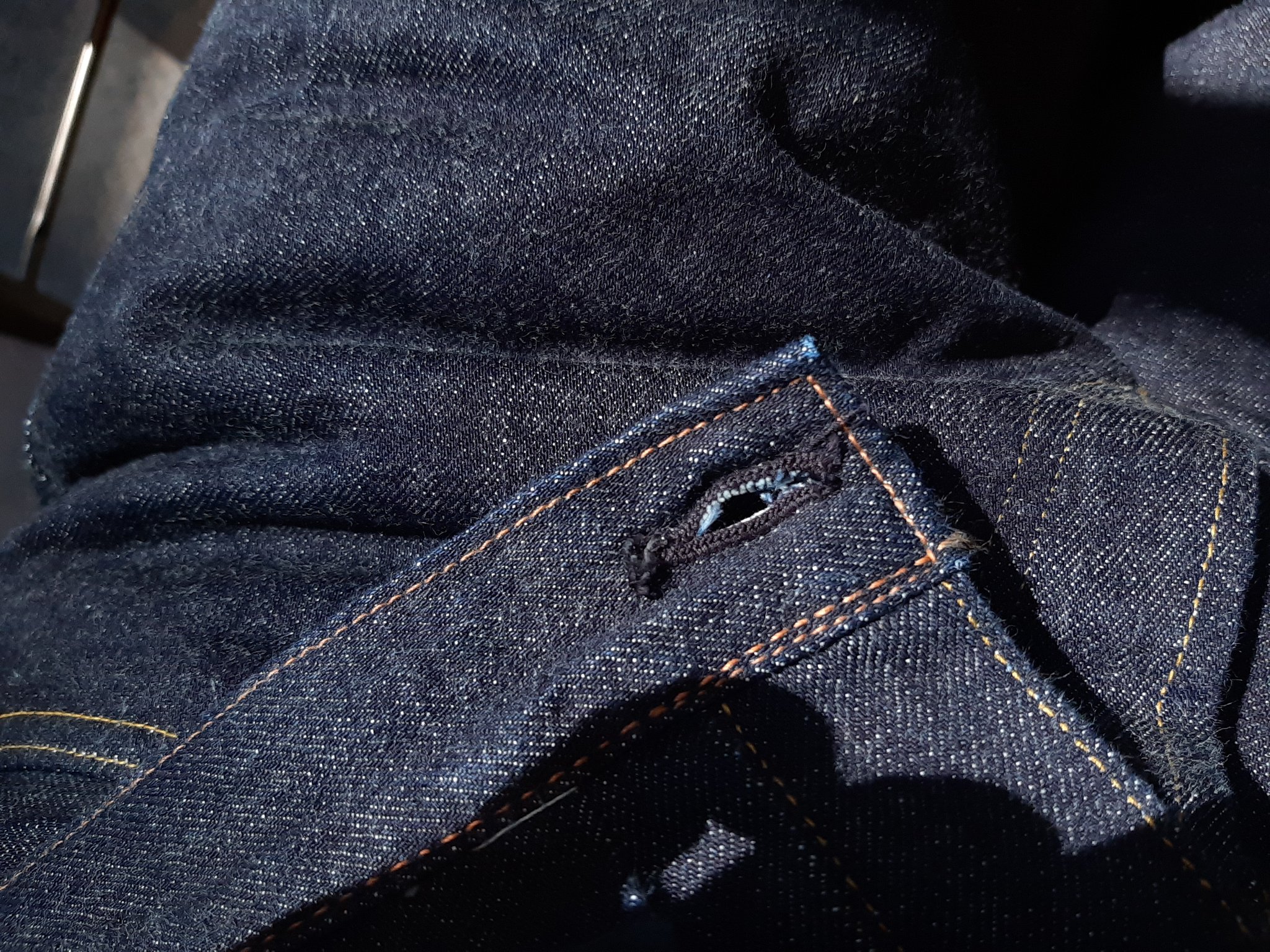 片ポケのジージャン1st Bass猫好き ワンピースオブロック46後期セットアップ ジャクケット約1ヶ月着用 ジーンズ5 6回着用 ジャクケット削れるところは削れてる Onepieceofrock S406xxx S409xxx ジージャン