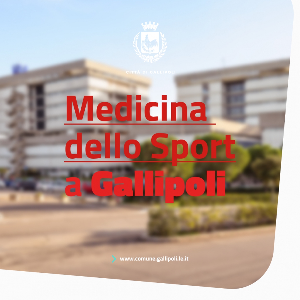 La Scuola di specializzazione in Medicina dello sport e dell’esercizio fisico sarà realizzata a Gallipoli presso l'Ospedale Sacro Cuore di Gesù. Lo attesta un atto ufficiale della Direzione Risorse umane dell’Università degli Studi di Bari che lo ha comunicato il 23…