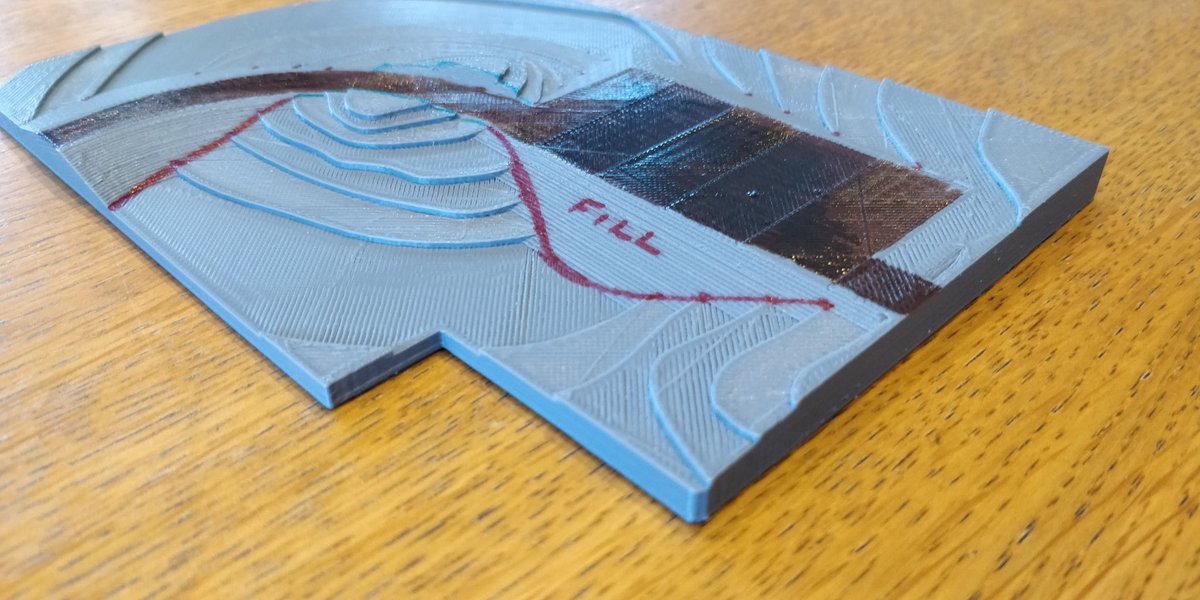 RCMTWCS's tweet image. Some 3D printing used to develop the understanding of DCG students. They can now get some hands on experience with road geometry. @technoteachers @JCt4ed @technology_4