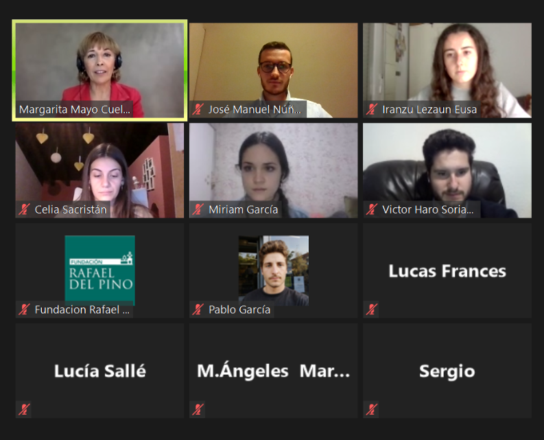 Queremos agradecerle enormemente su pasión (color rojo 😉) e interés por compartir con nosotros grandes lecciones de Liderazgo.

¡GRACIAS!

CONECTANDO | INSPIRANDO | IMPACTANDO
<a href="/Margaritmayo/">Dr Margarita Mayo</a> 
<a href="/frdelpino/">Fundación Rafael del Pino</a> 
<a href="/Liderazgo_UPM/">Centro de Liderazgo y Tecnología UPM</a> 
<a href="/La_UPM/">Universidad Politécnica de Madrid</a>