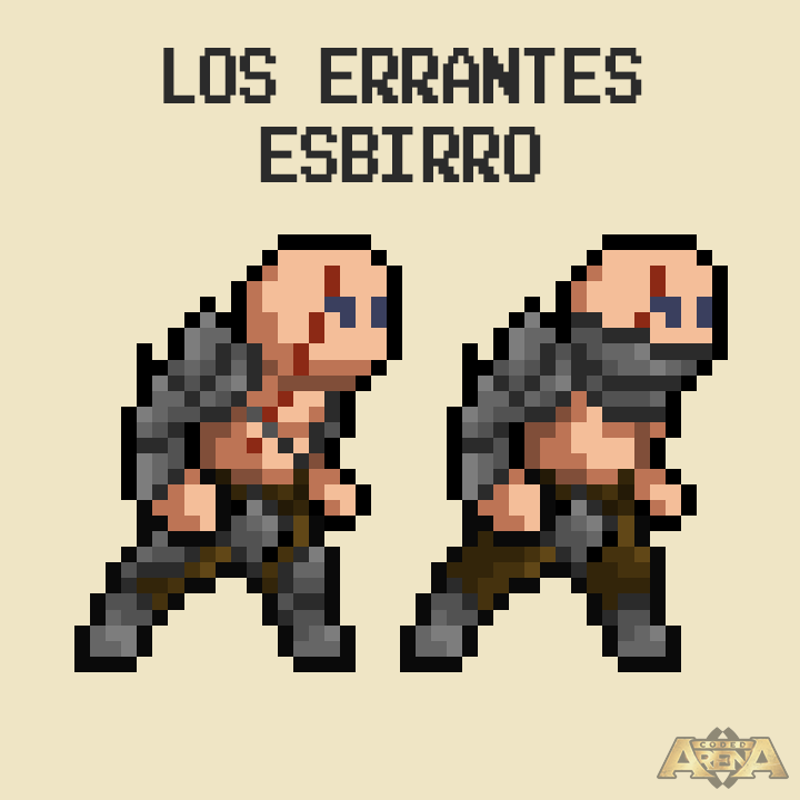 codedarena's tweet photo. La versión #pixelart de los esbirros de la Orden de Magos #LosErrantes, que es cómo los podréis ver dentro del juego de #CodedArena.
Estos magos prefieren la lucha cuerpo a cuerpo y, si vuestra especialidad es la lucha a corta distancia, es vuestra elección.
#indiedev #pixel https://t.co/E92uPWZG3F