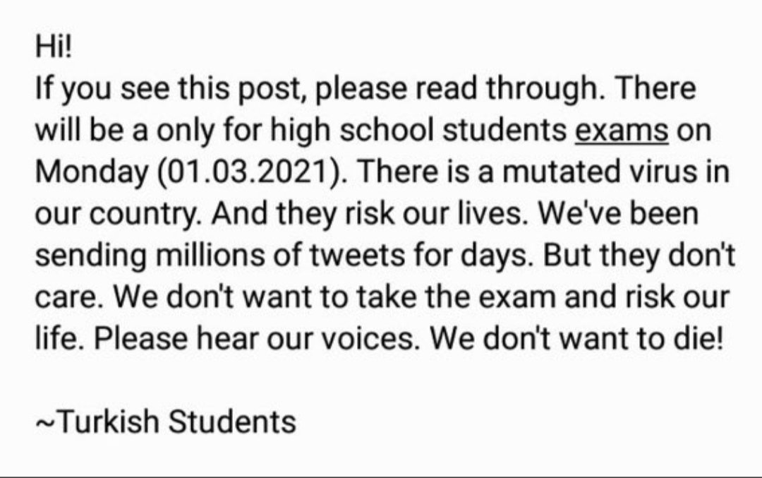 okyanusdaki's tweet photo. We need your help so much now hear us #WHOSaveTurkishStudents https://t.co/tNmLprpPeV