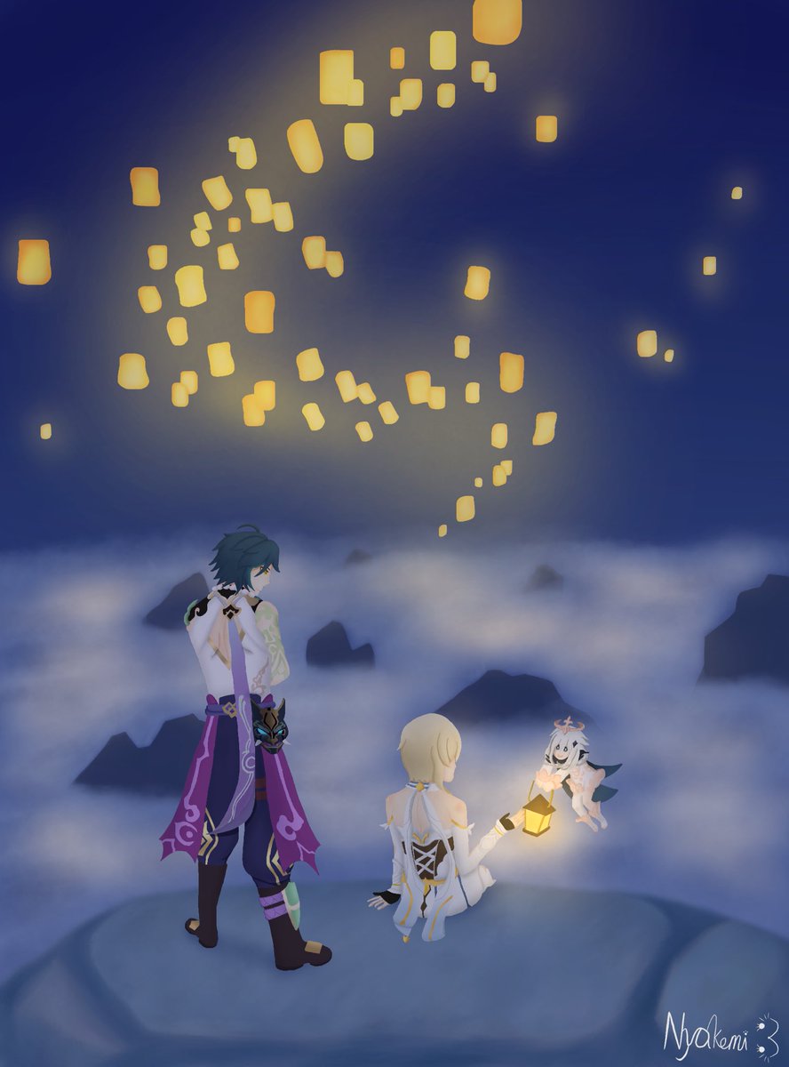 ItsNyakemiNya's tweet photo. This is the photo that I used to enter the Genshin Impact: A Sea of Lights contest XD Xiao x Lumine for life

#GenshinImpact #aseaoflights #art #ART #artph #ARTPH #digitalart 

https://t.co/DBzGvAmGnQ https://t.co/l9inIwqiwG