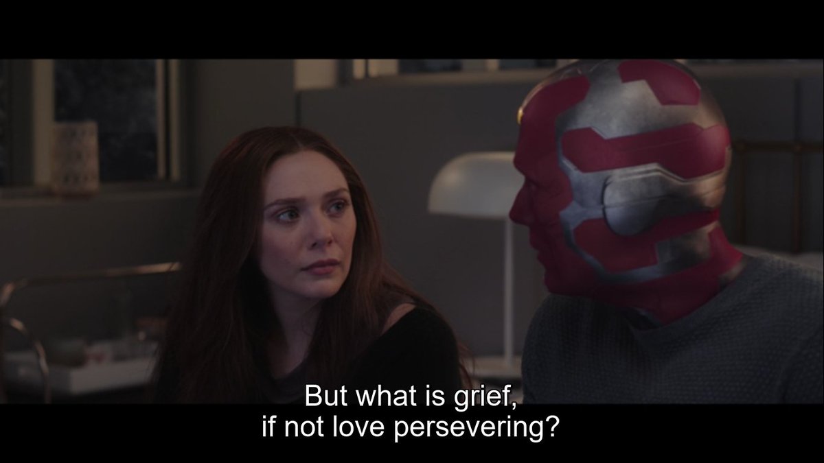 mcusorcery's tweet photo. // wandavision spoilers // #WandaVision #wandavisionbash 

.
.
.
.
.
.

IM CRYING HUHUHUHU WANDA AND VISION THE PERFECT COUPLE :((((( https://t.co/tUY2e1q8nY