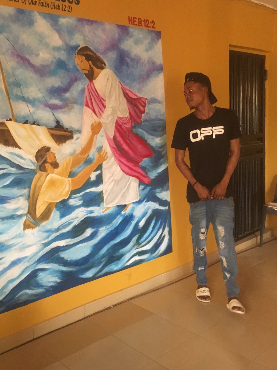 slimart00's tweet photo. Work done💯
#wallmuralpainting
Ref:HEBREWS (12:2)
@slimart00 https://t.co/GxOVhapY5e