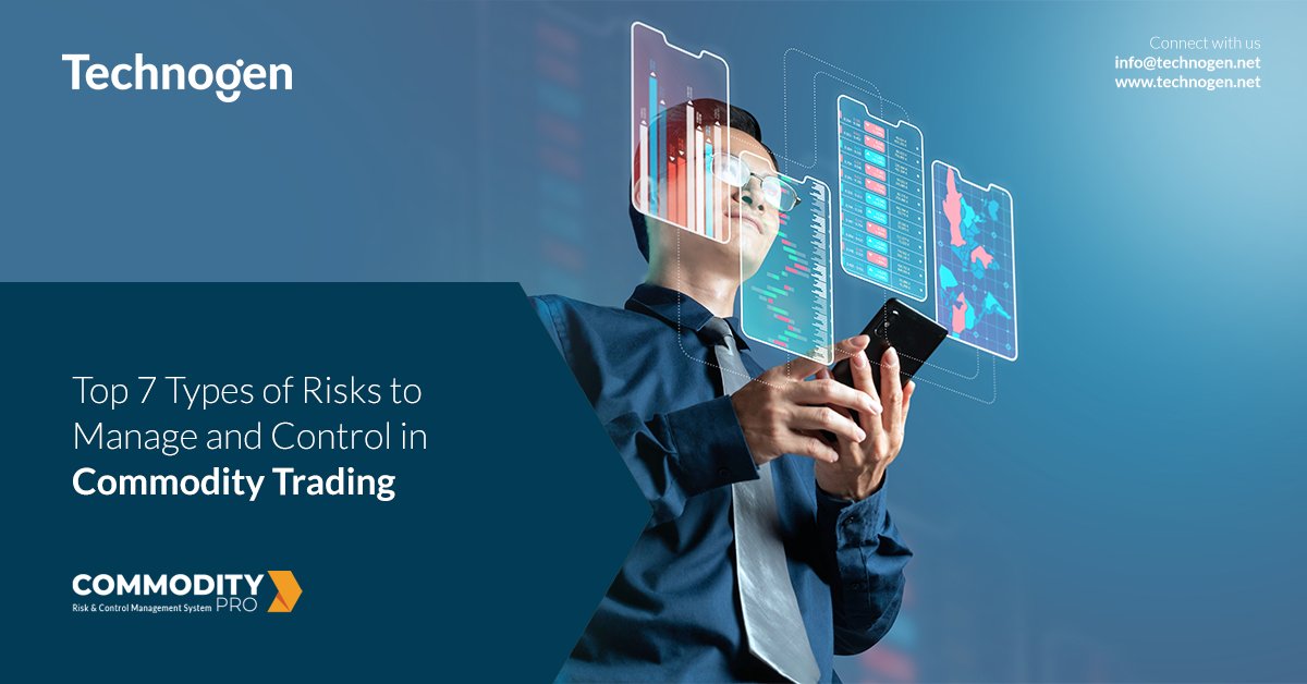ItTechnogen's tweet photo. Explore the top 7 risks that #commodity traders need to be aware of in order to protect their business from operational disruptions or financial losses and ensure seamless #trading operations. https://t.co/vQCiEvtvgT 
#CommodityTrading #SoftwareServices #CloudComputing https://t.co/LOth0YParv