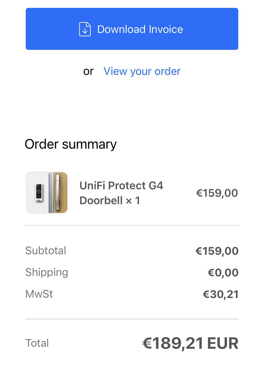 eisraum's tweet photo. Excited 😁 #ubiquiti #doorbell https://t.co/D06Cp6woWf