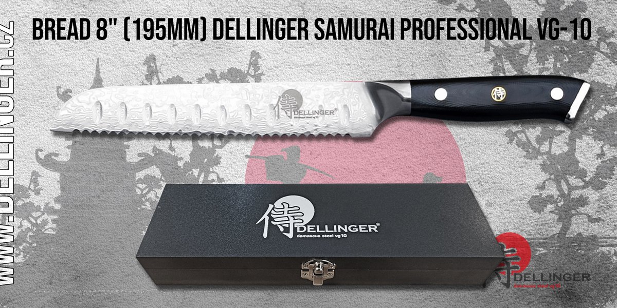 DellingerKnives's tweet photo. ✅ DELLINGER 🛒
.
Nůž na pečivo Bread 8" (195mm) Dellinger Samurai Professional Damascus &amp; japonský kuchařský nůž &amp; nůž na chléb a pečivo &amp; jádro z oceli vg10
.
📲 https://t.co/sVoHRRZ4o2 📲
.
#prokuchare #dellingerknives #exclusive #bread #damascussteel #kitchenlover #samurai https://t.co/oYkCOfnSyw