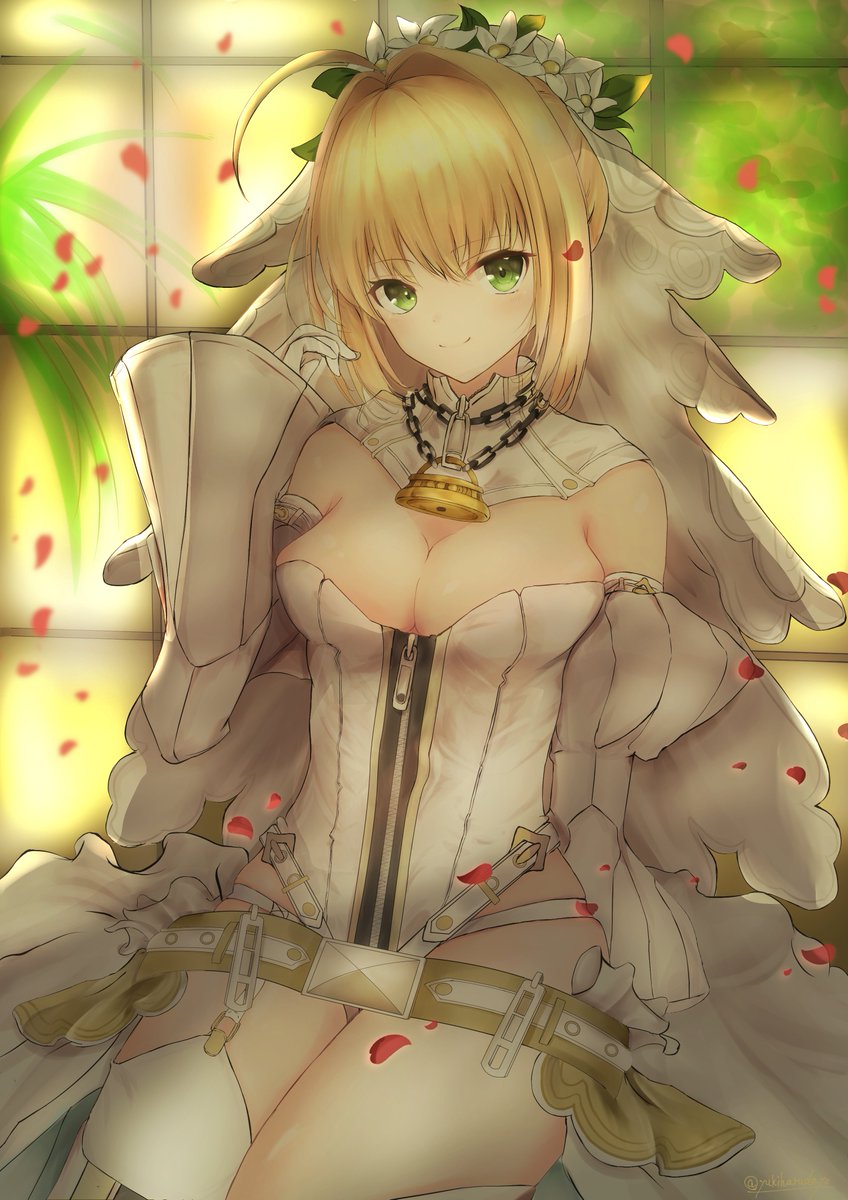 Fgo 逆光の雰囲気が素晴らしい嫁ネロイラスト