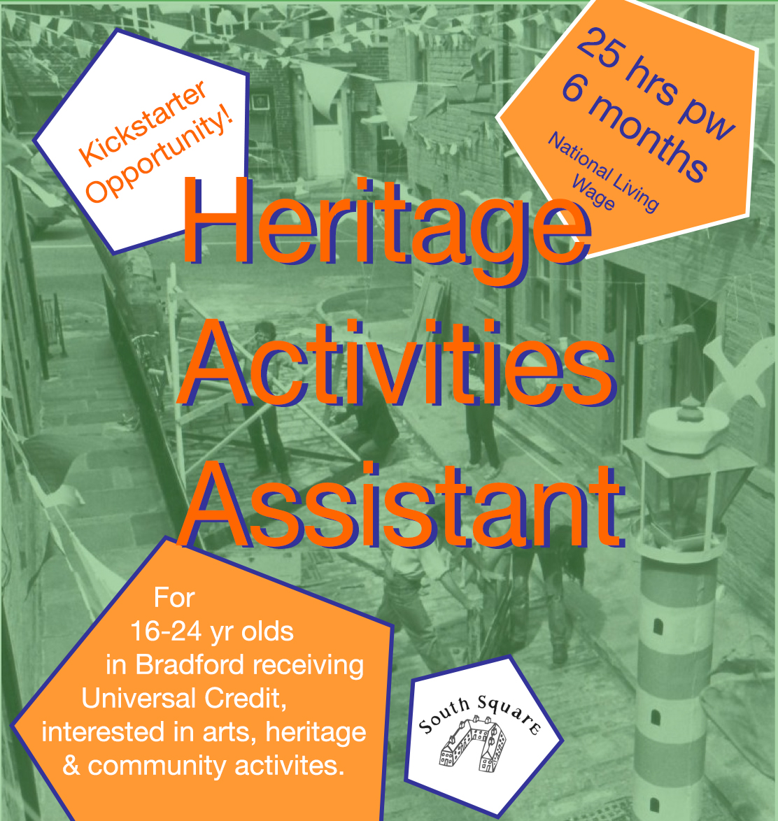 ⚠️JOB OPPORTUNITY⚠️ We're looking for a #Heritage Activities Assistant to join our team. Deadline 15 March Get in touch if you think you have the skills #Artsjobs #Kickstarter #Jobs #ArtsOpportunity southsquarecentre.co.uk/traineeship