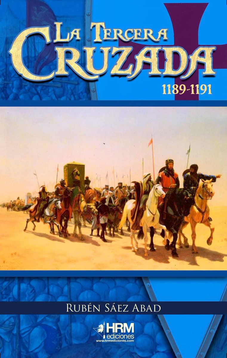 Amigos, ya puedo presentaros la portada de mi nuevo libro que verá en breve la luz 
"La Tercera Cruzada. 1189-1191" #rubensaezabad