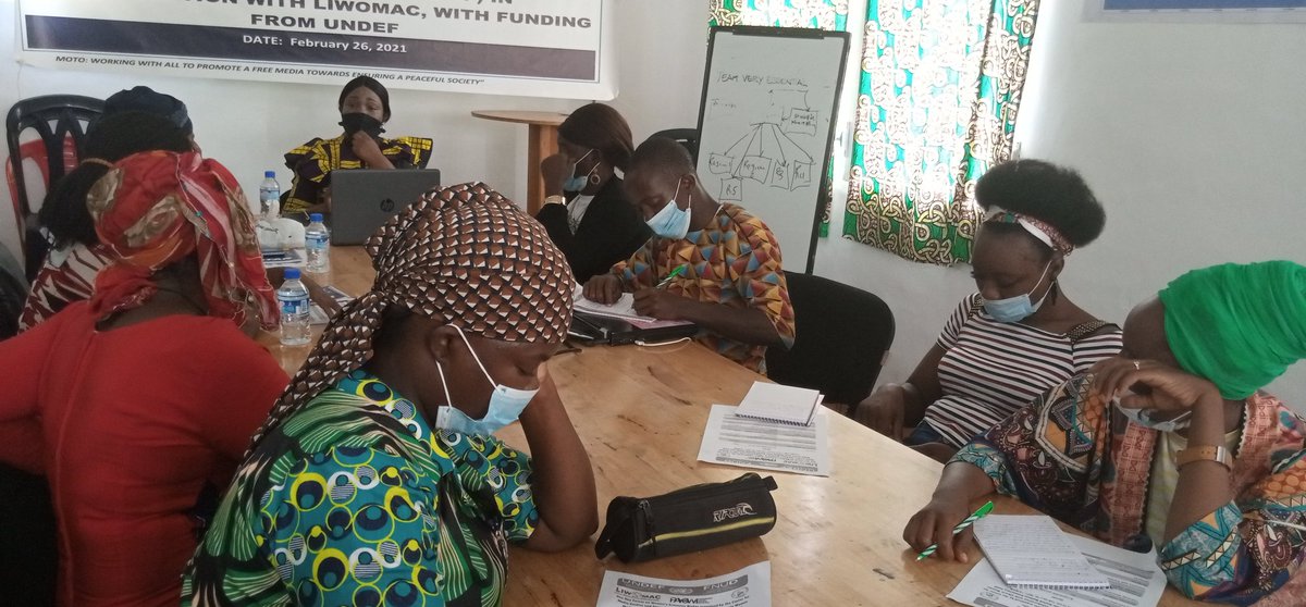LiberiaCemesp's tweet photo. Today, we concluded a forum on Women's Economic Rights in partnership with @liwomac
and @PAYOWI with funding from @UNDemocracyFund. 
It advances the inclusion of gender perspectives in expanding the County Social Development Fund (CSDF) and integrate women in economic governance. https://t.co/4Ba5BtUDUy