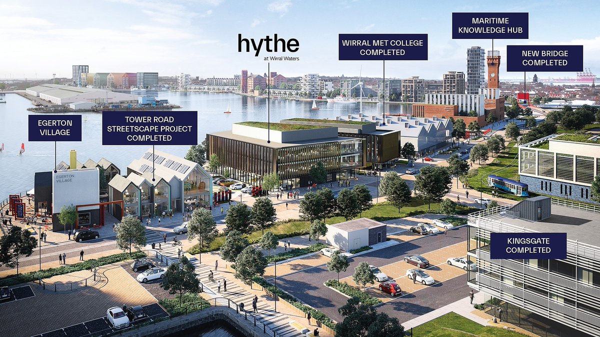WirralWaters's tweet photo. Did you know that Wirral Waters is a neighbourhood led project? Our Four Bridges neighbourhood is now in the delivery phase with Tower Road now complete and Hythe under construction. Find out more here: https://t.co/AeDP4dhEf7 #WirralWaters #FourBridges https://t.co/WXT6PloSAS