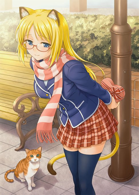 #見た人もなにか無言で眼鏡っ子をあげる 