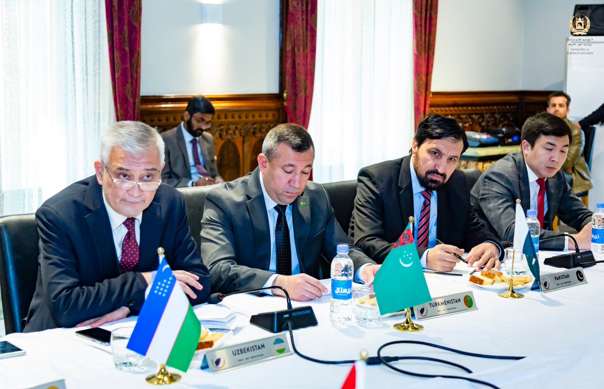 Reporterlyaf's tweet photo. An Ambassadorial Meeting of the Heart of #Asia – #Istanbul Process (HoA-IP),
was held Thursday in #Kabul to discuss the necessary preparations for the 9th Ministerial Conference of the #HoAIP which will be held in March, said @mfa_afghanistan. #Afghanistan https://t.co/9AoSz3LQNH