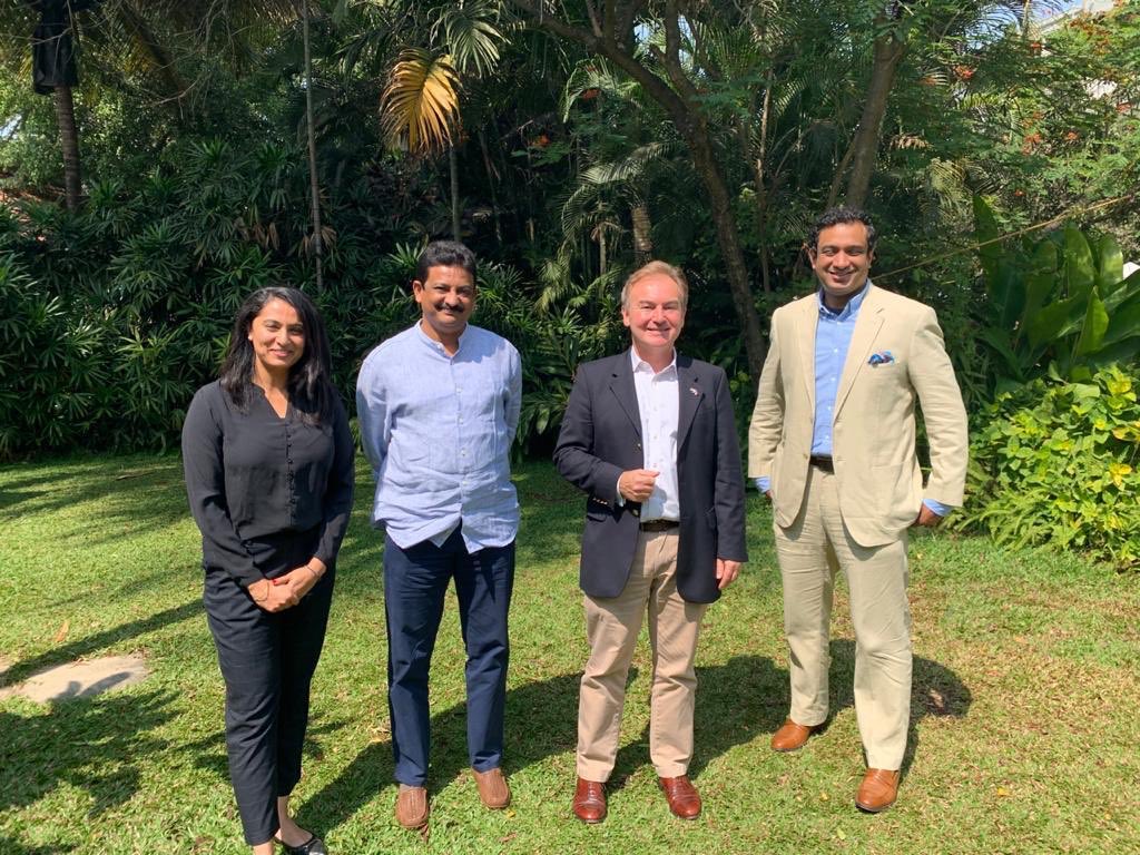 Selected Chevening Gurukul candidates from Karnataka &amp; Kerala met with 🇬🇧 DHC <a href="/PilmoreBedford/">Jeremy Pilmore-Bedford</a> ahead of their course commencing <a href="/UniofOxford/">University of Oxford</a>.

Are you keen to become <a href="/CheveningFCDO/">Chevening Awards🇬🇧</a> Gurukul Fellow?

Application are open until 22 March. 

Hurry up! Apply now👉bit.ly/3pR6q4s