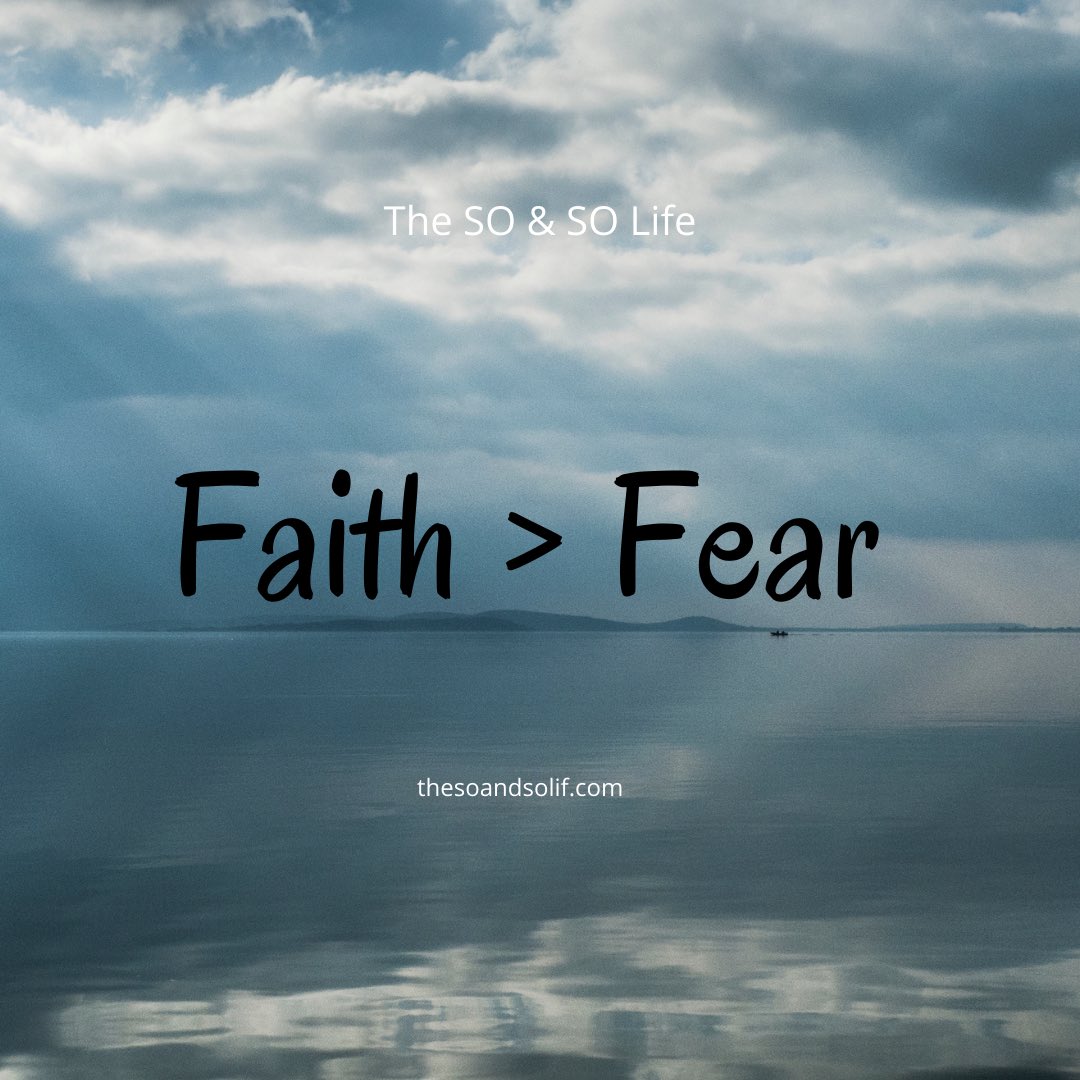 Make your faith greater than your fear. Faith in yourself, faith in a higher power and see how things change. #faith #selflove #selfcare #Mindset #Mindfulness #thesoandsolife