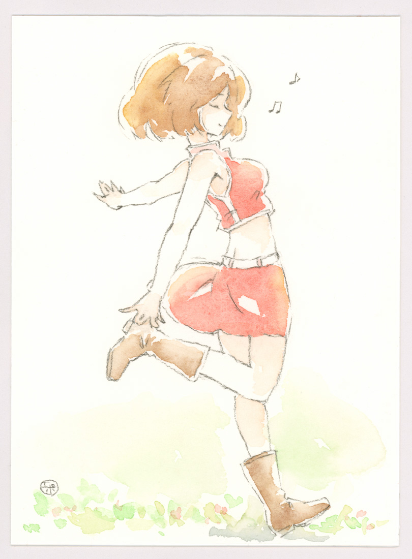 メイコ(VOCALOID) 「6月のあったかい時期に会いましょうね～というわけでMEIKOさん描きました! 」|エポキシパテのイラスト