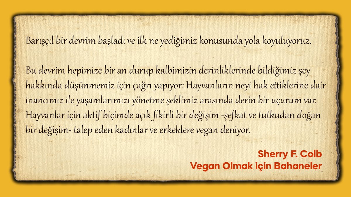 Son çıkan vegan kitaplardan biri <a href="/yeninsanyayin/">Yeni İnsan Yayınevi</a>'dan @PhnXveQhnX'in çevirisiyle yayımlandı. Yazarı <a href="/SherryColb/">Sherry Colb</a> hukuk profesörü. Bir nefeste okunuyor. #vegankitap #vegan