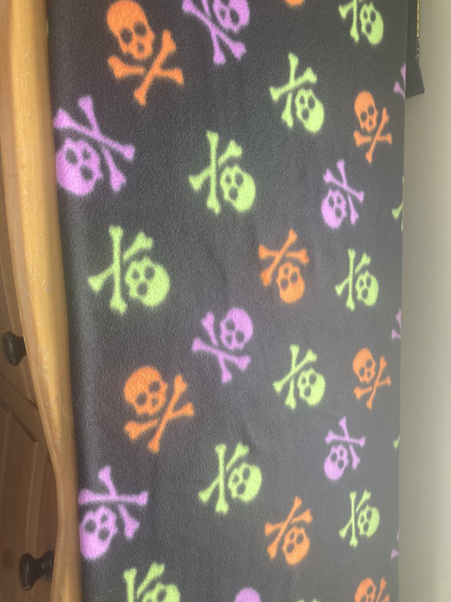 Pirate fabric ready for cutting out for next fleece