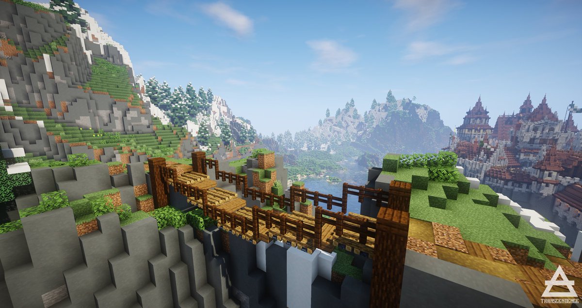 TranscendMC's tweet photo. Rope Bridge near Valossa.

Builder:  Onennon
Discord:  https://t.co/hp5tzLVqy3

#minecraft  #マイクラ #Minecraft軍事部 #minecraft建築コミュ #minecraftbuilds #minecraftideas #minecraftserver #epic #inspiration #gorgeous #fantasy #medieval #bridge https://t.co/cobJPwLeI9