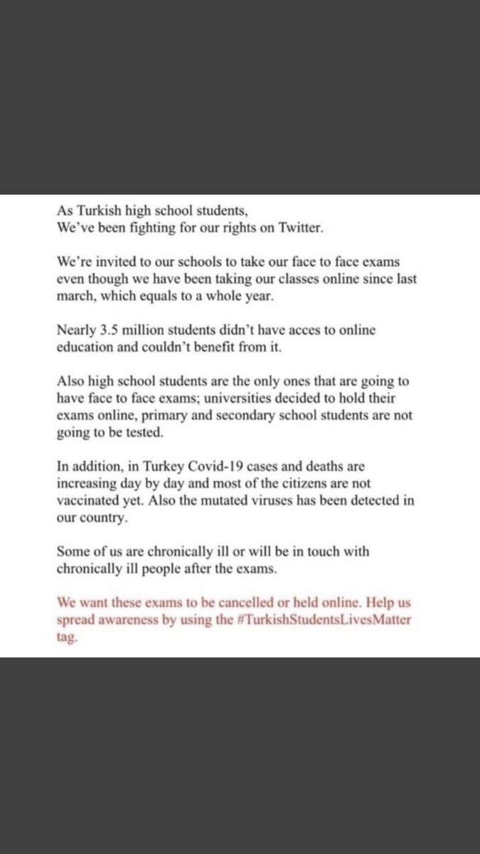 siinemonline's tweet photo. #WHOSaveTurkishStudents @WHO LÜTFEN YAYALIM HERKESE TÜM DÜNYAYA ULAŞALIM🙏 https://t.co/UAb4Xlgx07