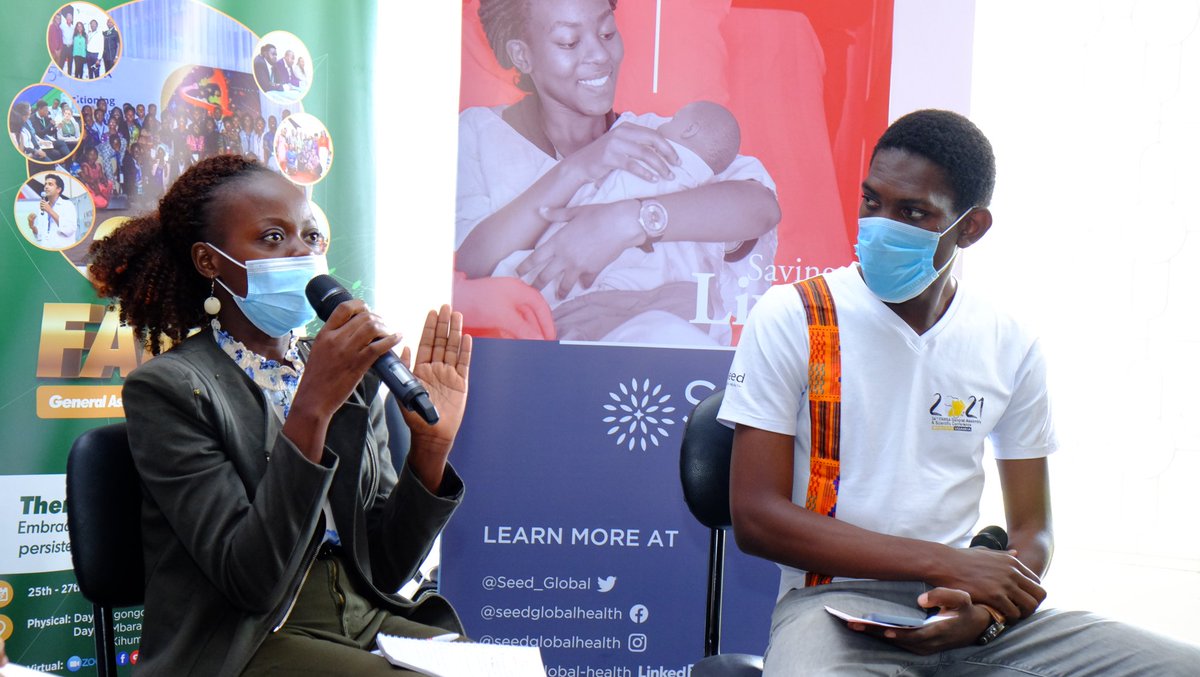 FAMSAGA2021's tweet photo. A Plenary Session about Mental Health Awareness featuring
-Nagaba Angel
-Dr Nabwire M. Lillian, President Uganda Medical interns
and Moderated by Kihumuro Raymond, Vice chair Organising Committee.
#34FAMSAGA
#Tech4Health https://t.co/SkedzbgBjT